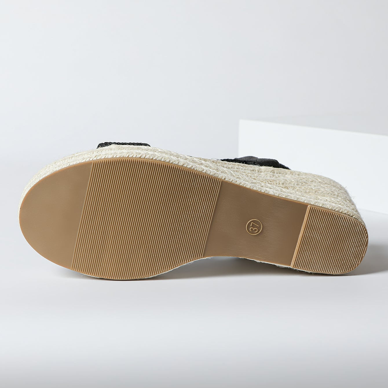 Aroa - sandalias de cuña con trenzado artesanal
